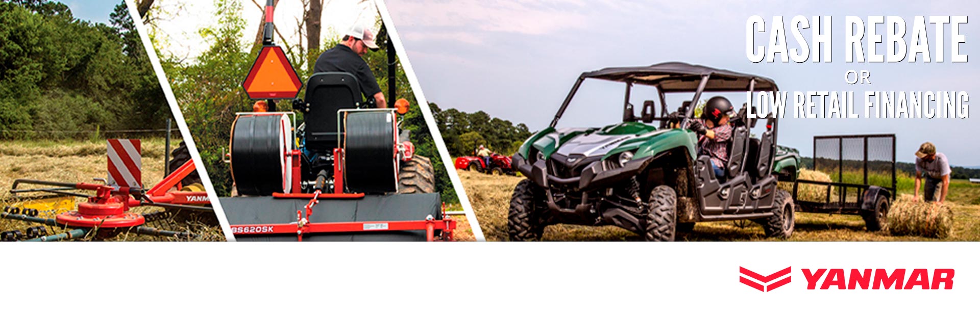 Yanmar USA: Cash Rebate or Low Retail Financing
